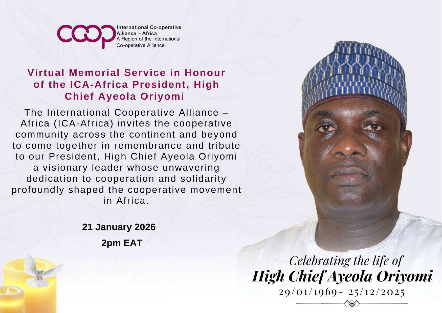 Memorial Service High Chief Ayeola 