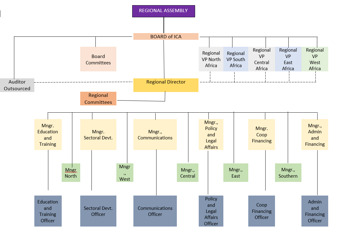 ICA-Africa Organisation Chart | ICA Africa